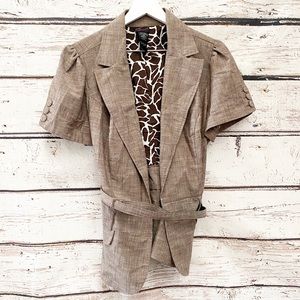 TORRID | Brown Belted Jacket Blazer Size 2